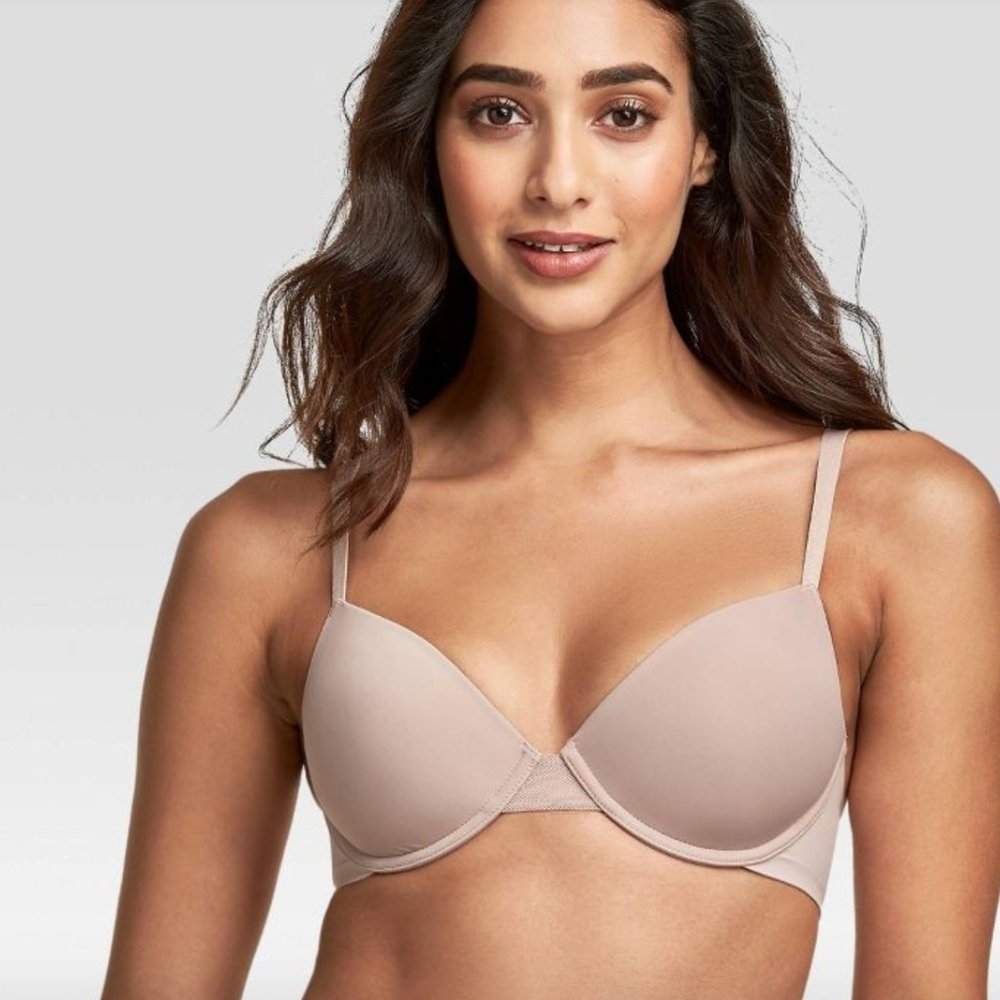 Maidenform Self Expressions Lightly Lined T-Shirt Bra Nude Neutral NEW 40DD NWT